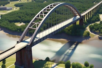 do 3d bridge design, bridge infrastructure, hydro management system