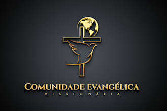 do modern christian ministry religious and church logo design for your company