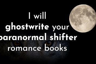 ghostwrite paranormal shifter romance stories