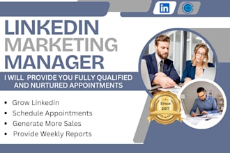 manage your linkedin to generate sales and qualified appointments