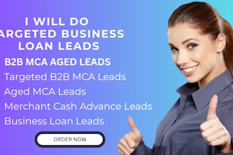 generate targeted leads for mca and business loans