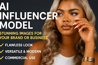 create headshot realistic ai fashion influencer model talking head video editing
