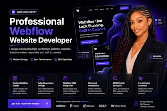 do webflow website design, webflow website, figma to webflow, webflow developer