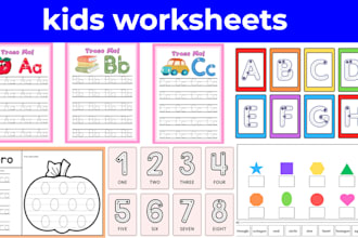 do kids worksheets, activity books, and coloring books