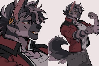 craft detailed furry model avatar vr character vr game nsfsw sfw vrm