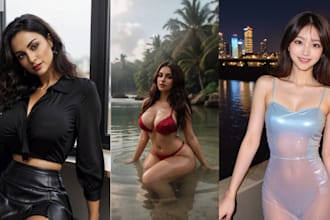 create onlyfans model, 3d, 2d, ai influencers, nsfw, ai realistic, ai art