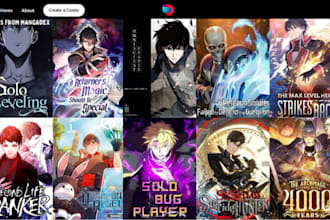 design kids anime book shopify children book comie book store magazine website