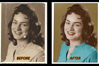 restore old photos, photo restoration and colorize
