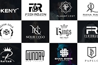 design modern luxury fashion clothing brand, apparel and boutique fashion logo