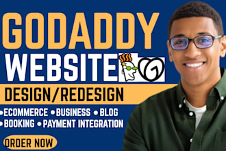 develop godaddy website design godaddy website redesign godaddy website builder