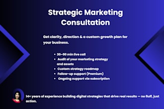 analyze your marketing and give you a tailored strategy to grow online