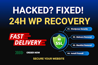 fix hacked wordpress fast, malware removal and security