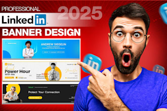 design a professional linkedin banner to boost your profile