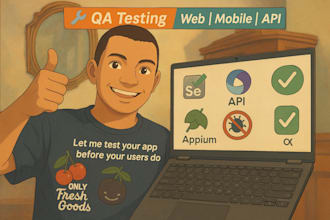 automated and manual QA testing for web, mobile, and apis