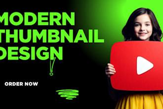 attractive thumbnail for youtube, custom design thumbnail