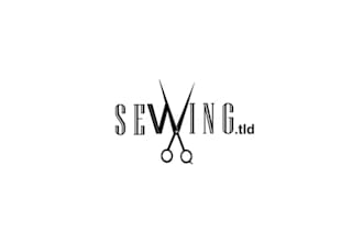 design tailor, fashion, sewing, modern, minimal, creative and elegant logo