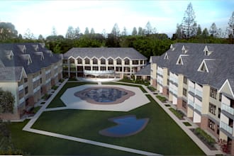 renovate exterior layout model design,3d house floor plan,architecture rendering