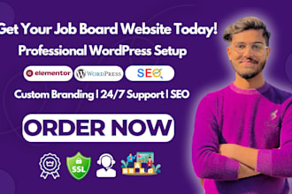 desgin a job board platform, recruitment agency website for you