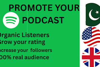 run google ads, for podcast, spotify promotion on spotify playlist, hit 500k
