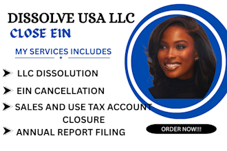 close or dissolve llc, cancel corporation and close ein