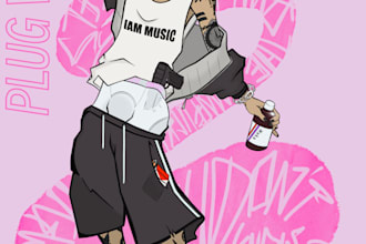 create character art inspired by fashion and nightlife nsfw