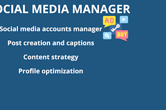social media manager content