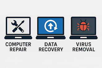 fix your windows computer, recover lost data, and remove viruses remotely