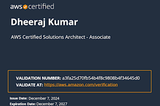 be your devops and AWS engineer