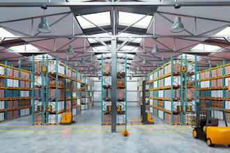 do 3d warehouse design, storage room,3d factory design, 3d warehouse layout