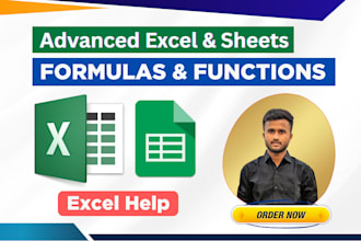 be your trusted expert for excel and google sheet formula and function solutions