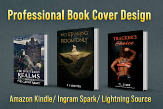 design book cover for amazon kindle , ingram source