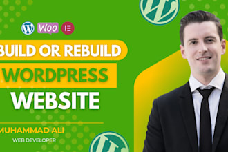 develop wordpress website design and responsive web design