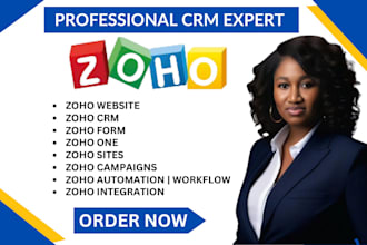 setup zoho CRM automate zoho workflows zoho integrate zoho