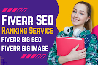optimize your fiverr gig description image and SEO ranking for more sales