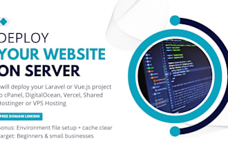 build and deploy secure laravel or vuejs on server