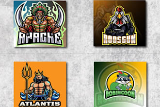 make sports or gaming logo for website and company