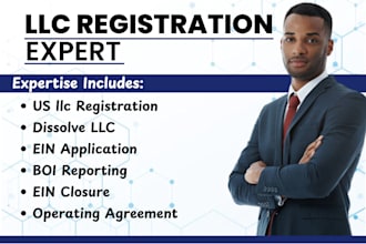 dissolve llc, register US llc, wyoming llc, boi report, ein