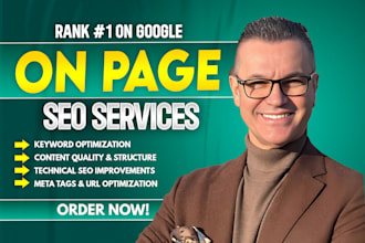 do complete website onpage SEO and technical optimization for google ranking