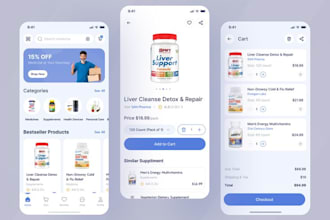 pharmacy delivery app, prescription refill app, health product app
