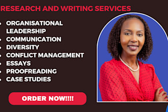 help on organizational leadership, communication, diversity, conflict management