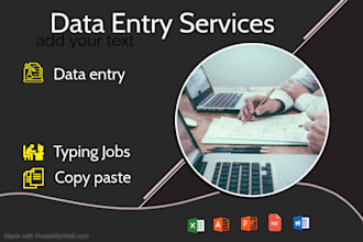 provide accurate and efficient data entry services