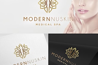 do modern fashion, beauty, cosmetic spa hair salon logo