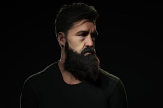 create a realistic 3d avatar or metahuman for unreal or unity