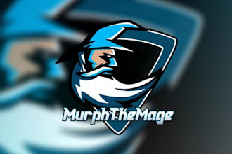 make logo anime chibi mascot for youtube, twitch