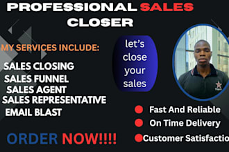 be your sales closer online sales lead generation sales agent