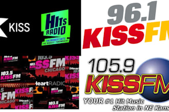 promote and play your song or commercials on kiss fm radio station with intro