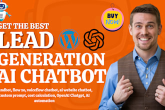 lead generation ai chatbot in voiceflow landbot flow xo manychat chatbot API