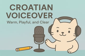 record a croatian voiceover for your project