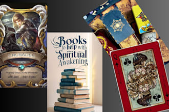 do stunning tarot, oracle, and spiritual guidebooks with a professional layout