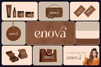design custom luxury wordmark lettermark typography font logo and branding kit